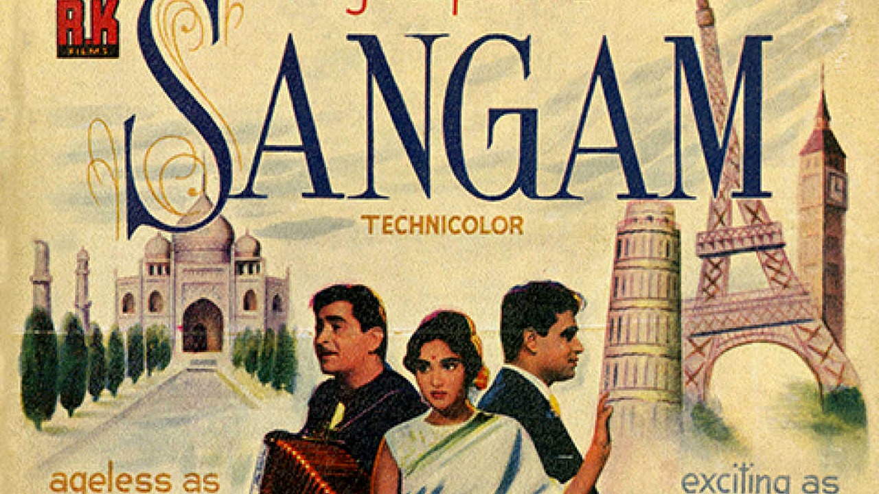 Sangam — by Raj Kapoor film poster