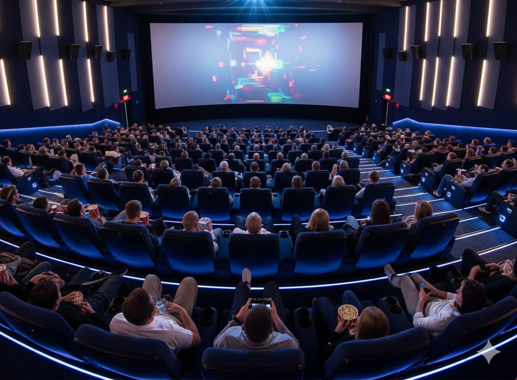Contemporary cinema theater